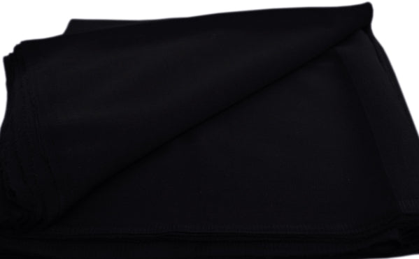 Jet Black Wash N Wear Unstitched Suit
