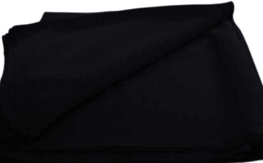 Jet Black Wash N Wear Unstitched Suit